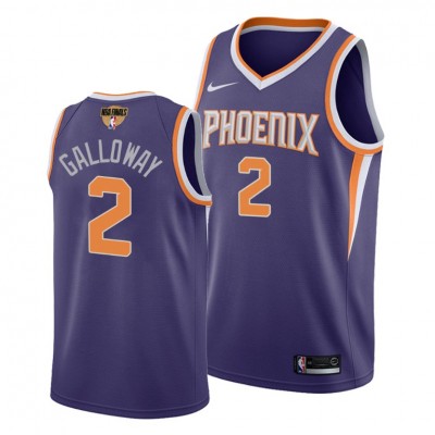 Nike Phoenix Suns #2 Langston Galloway Men's 2021 NBA Finals Bound Swingman Icon Edition Jersey Purple Men's